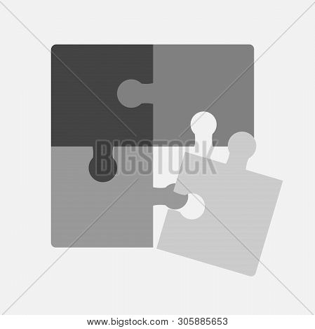Pazzle Icon. Pazzle Vector Icon. For Your Design.