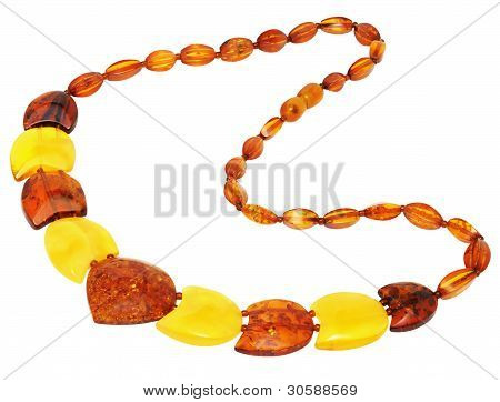 Collana in ambra baltica naturale