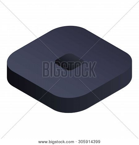 Desktop Mini Computer Icon. Isometric Of Desktop Mini Computer Vector Icon For Web Design Isolated O