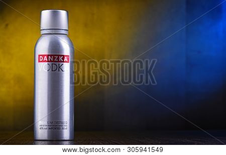Bottle Of Danzka, A Brand Of Danish Vodka Owned By Belvedere Sa