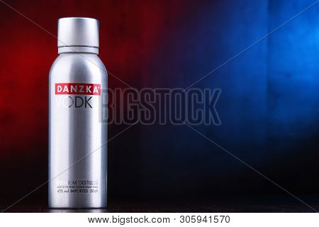 Bottle Of Danzka, A Brand Of Danish Vodka Owned By Belvedere Sa