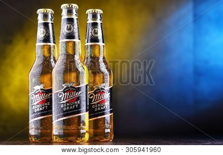 Bottles Of Miller Genuine Draft Beer