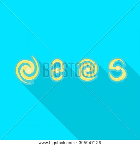 Vector Illustration Of Constellation And Star Symbol. Set Of Constellation And Black Vector Icon For