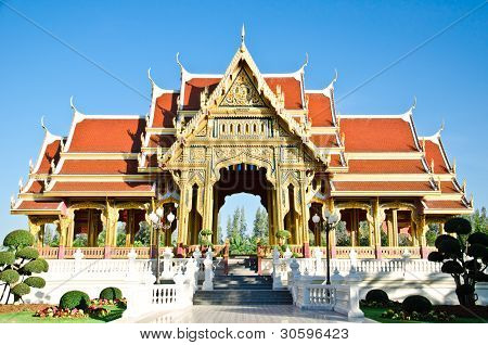 Buddhism pavilion in bangkok