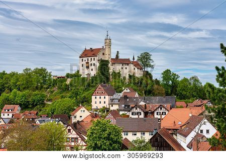Medieval Castle Of Goessweinstein In Bavaria In Germany