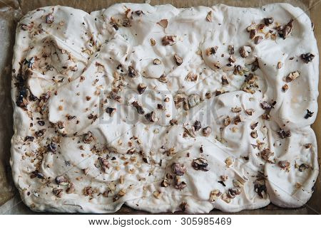 Meringue On The Top Of A Cake