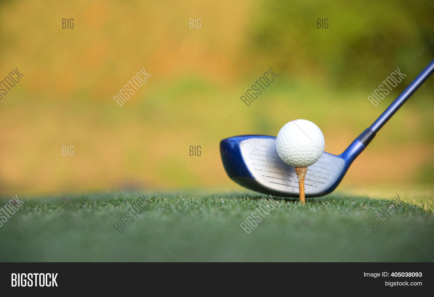 Golf Ball Club Hitting Image & Photo (Free Trial) Bigstock