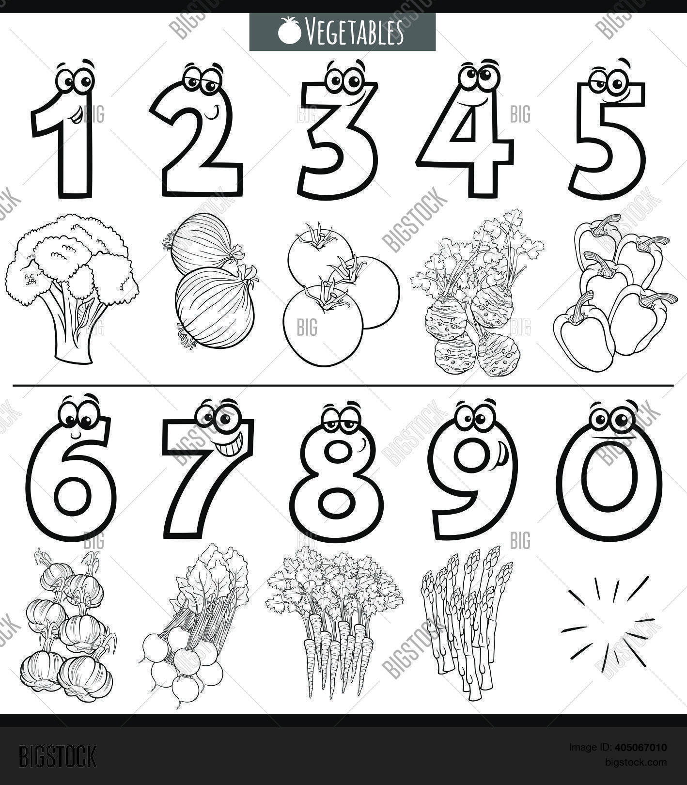 Black White Cartoon Vector &amp; Photo (Free Trial) | Bigstock