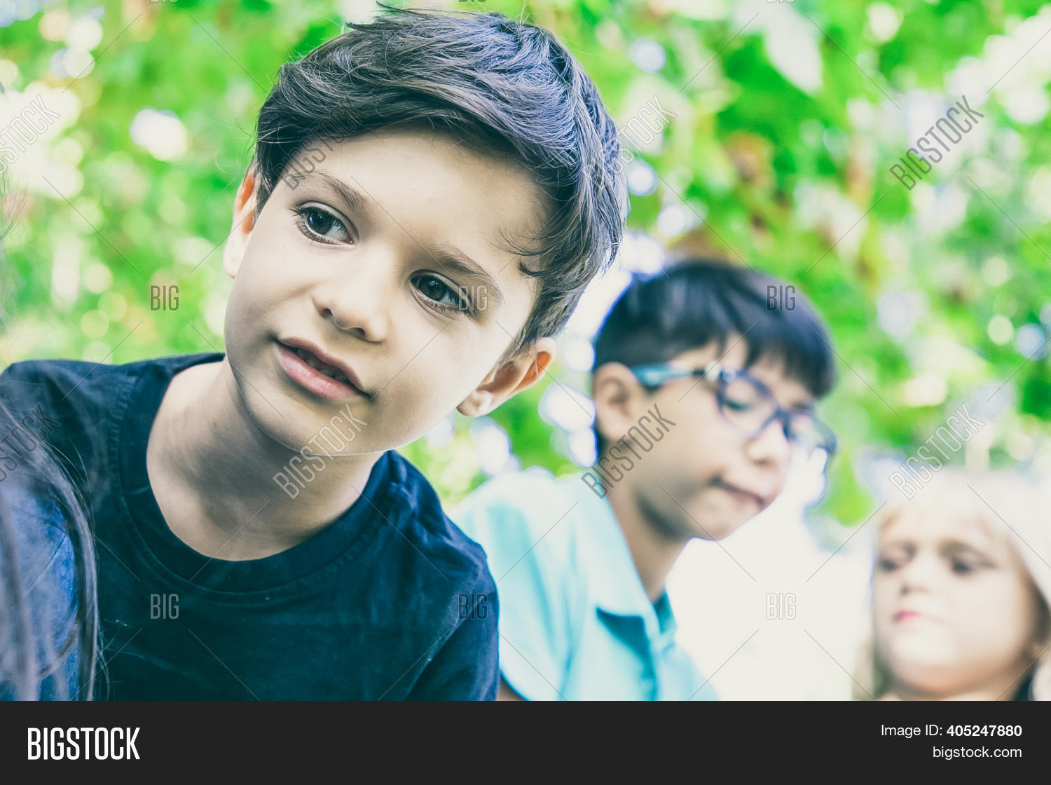 Cute Black Haired Boy Image & Photo (Free Trial) | Bigstock