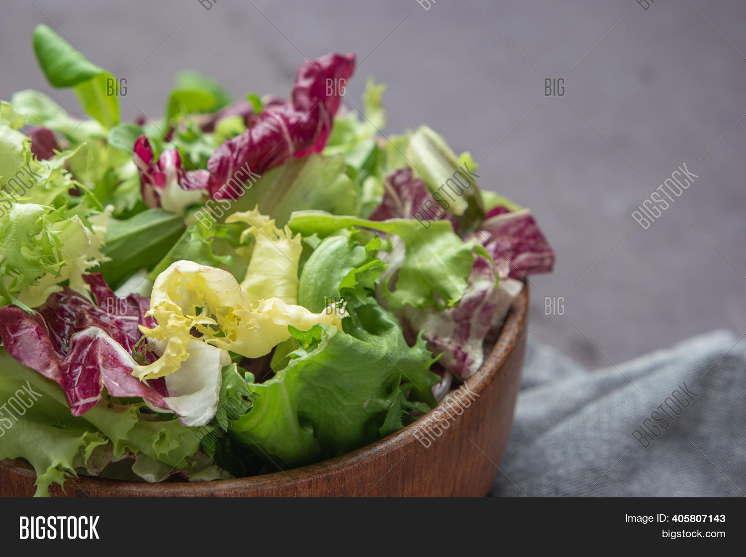 Salad Mix Leaves Image Photo Free Trial Bigstock