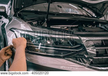 Process Of Installing Ppf Or Paint Protection Film Or Anti-gravel Polyurethane Film Or Polymer As Pr