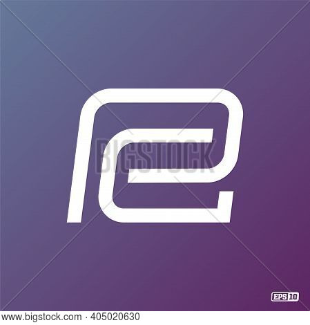 Modern Professional Logo Monograma Pg In Purple Theme