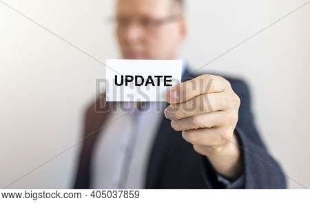 Update Word Inscription. Business And Finance