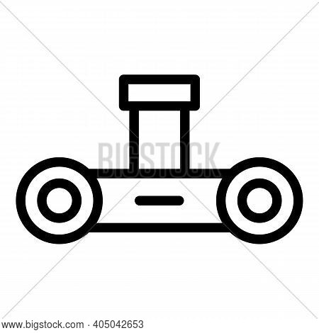 Sink Pipe Icon. Outline Sink Pipe Vector Icon For Web Design Isolated On White Background
