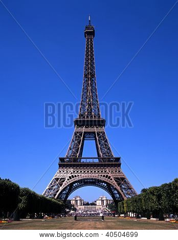 Eiffel Tower, Paříž, Francie.