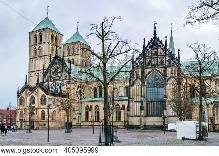 Munster Cathedral Or St. Paulus Dom Is The Cathedral Church Of The Roman Catholic Diocese Of Munster