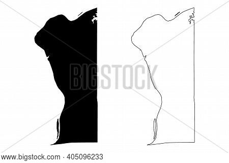 Hancock County, State Of West Virginia (u.s. County, United States Of America, Usa, U.s., Us) Map Ve