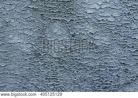 Texture The Surface Is Covered With Salt Deposits. The Surface Of The Old Metal Cooling Pipe At The 