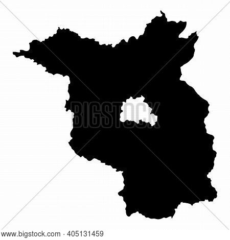 Brandenburg Silhouette Map