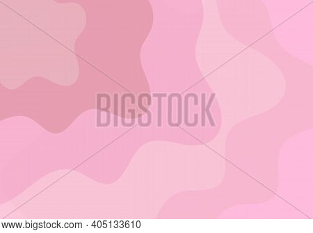 Abstract Vector Background In Pink Shades. Romantic Background