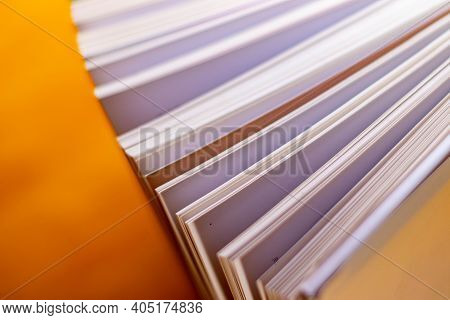 Open Veterinarian  Book On The Table Vertically