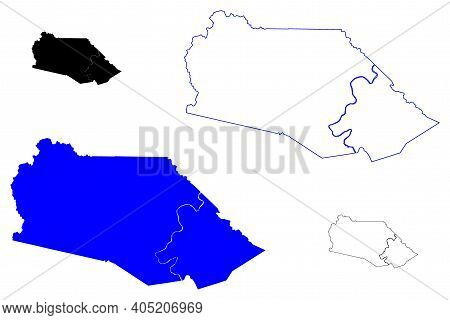 Marion County, State Of West Virginia (u.s. County, United States Of America, Usa, U.s., Us) Map Vec