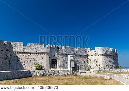 Castle in Monte Santangelo, Puglia, Italy