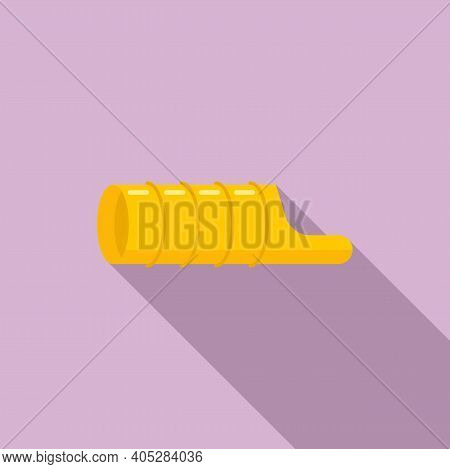 Dog Training Pipe Icon. Flat Illustration Of Dog Training Pipe Vector Icon For Web Design