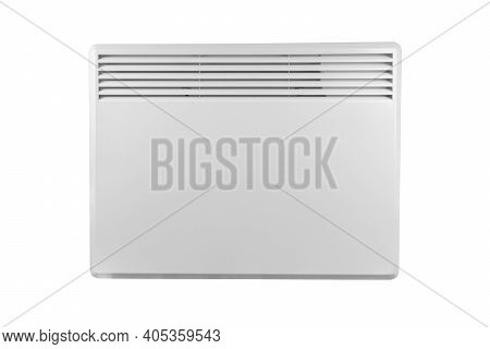 Electric Heater Battery Isolated On White Background. Radiator. Home Electric Heater Convector Isola