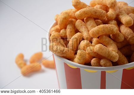 Israeli Famous Snack Bamba - Made Of Peanut Butter. Peanut Flips Or Peanut Puffs