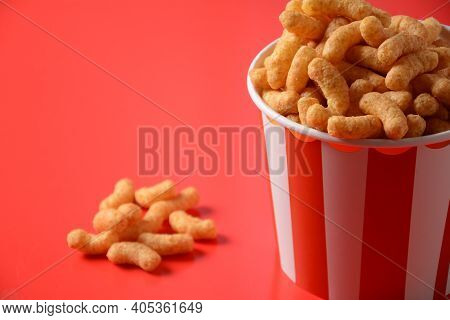 Israeli Famous Snack Bamba - Made Of Peanut Butter. Peanut Flips Or Peanut Puffs