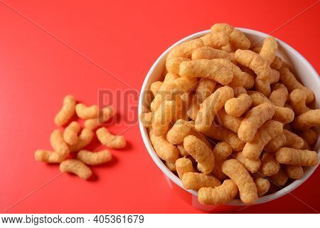Israeli Famous Snack Bamba - Made Of Peanut Butter. Peanut Flips Or Peanut Puffs