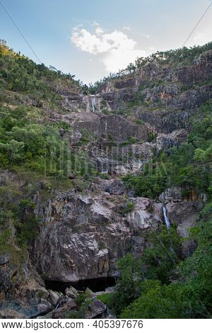 Yuruga, Australia - May 7, 2015: Jourama Falls In Queensland