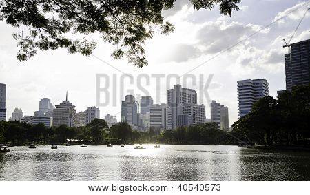 Lumpini Park, Bangkok, Thailandia.