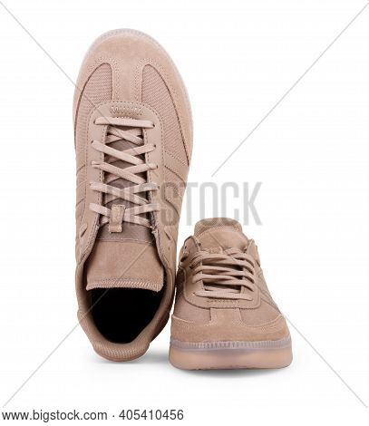 Sneakers On White Background, Including Clipping Path