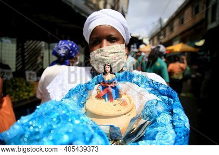 Adept Of Candomble In Salvador