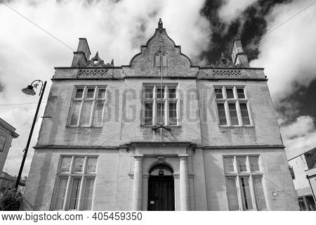 Devizes, Wiltshire, Uk, August 25 2020. Historic Architecture In Devizes, England, United Kingdom, A