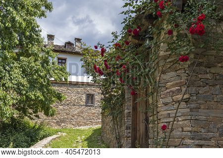 Village Of Kovachevitsa With Nineteenth Century Houses, Bulgaria