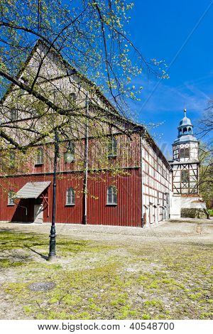træbygninger Kirke af Jawor, Schlesien, Polen
