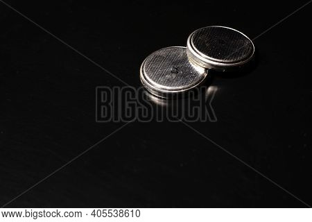 Round Batteries For Tv Remote Controls And Watches. For Computers. Round And Silver.
