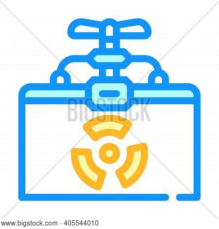 Container For Storing Biomaterials Color Icon Vector Illustration