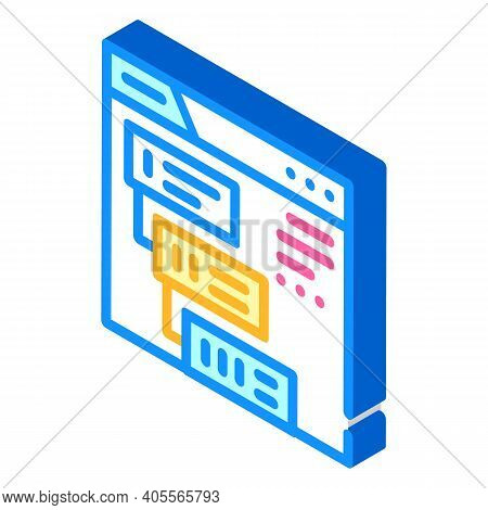 Stages Of Communiction Operator Of Call Center Isometric Icon Vector Illustration