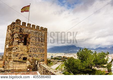 Sohail Castle In Fuengirola, 25 January 2020, Spain