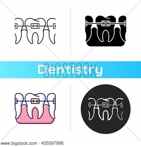 Orthodontics Icon. Total Orthodontics. Instruments For Dental Treatment. Family Orthodontics. Dental