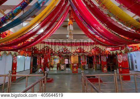 Jaisalmer, Rajasthan, India - 15th October 2019 : Tanot Mata Mandir At India Pakistan Border In Thar