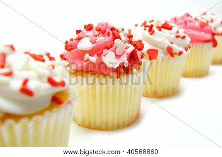 Día de San Valentín cupcakes