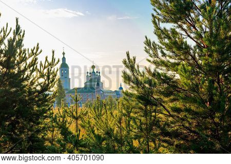 Sanaksar Monastery Of The Nativity Of The Mother Of God In Temnikov, Republic Mordovia, Russia