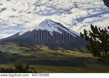 Cotopaxi Is An Active Volcano In The Andes Mountains, In The Latacunga Canton Of Cotopaxi Province, 