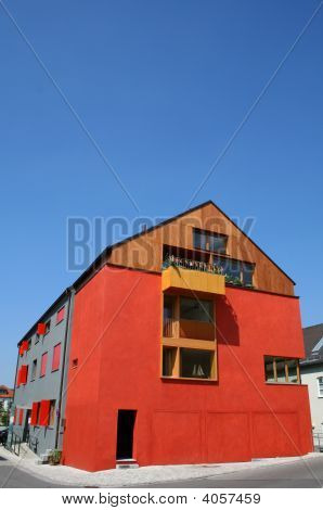 Rotes Haus Porträt