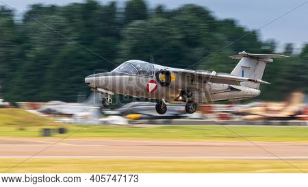 Historic Saab 105 Trainer Aircraft
